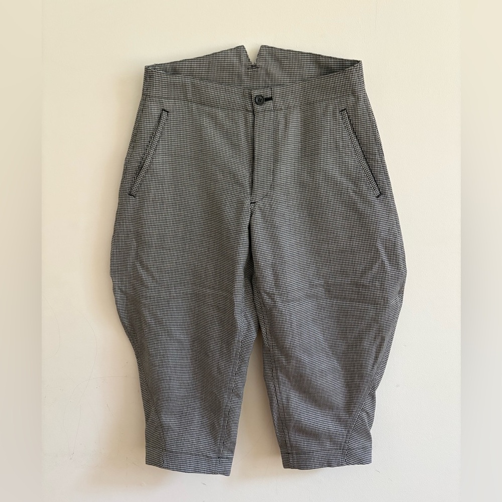 Comme des Garçons - wool houndstooth culotte pants